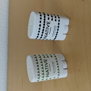 Travel sized Native deodorant set of 2